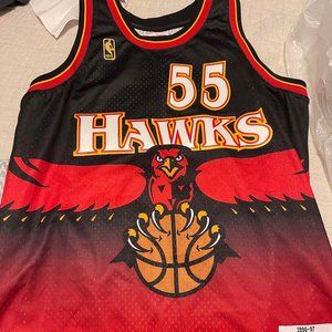 Dikembe Mutombo Atlanta Hawks Mitchell & Ness Large NBA 1996-1997 Jersey HWC